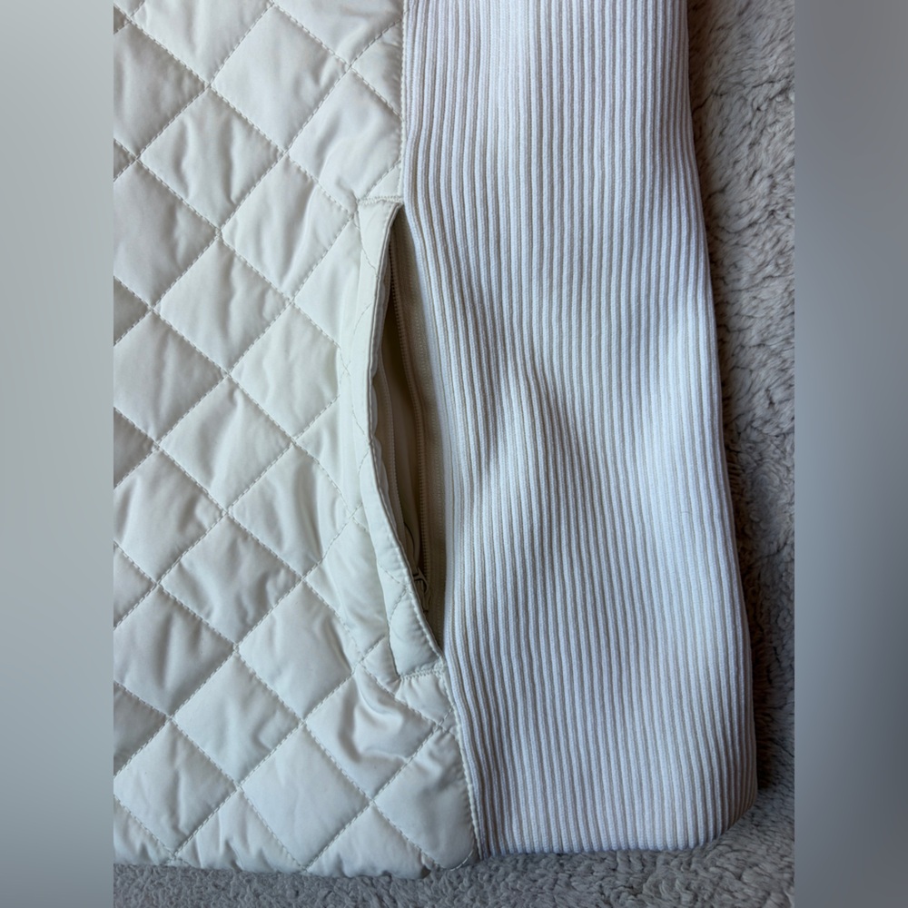 Pendleton Quilted Off White Cream Vest Women Size XL - Picture 8 of 10